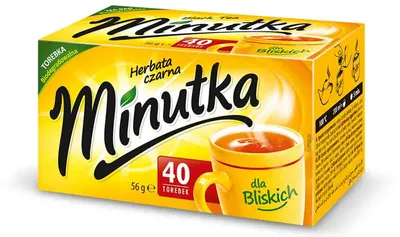 Zdjęcie produktu dla Herbata czarna Minutka 40 torebek