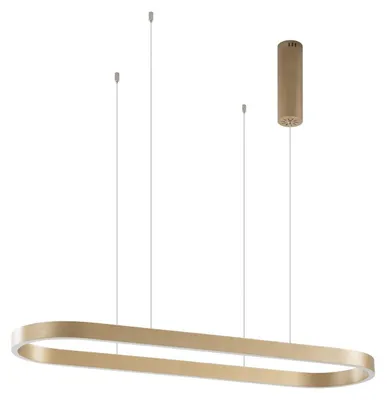 Produktbild von Lucande Smart LED-Hängeleuchte Melinay, gold, CCT, Tuya