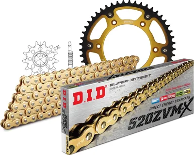 Produktbild von Kettensatz DID Stealth 520ZVM-X / 118 Endlos gold