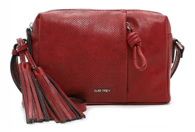 Produktbild von SURI FREY Umhängetasche Schultertasche Nicky Handbag With Zipper Darkred dunkelrot