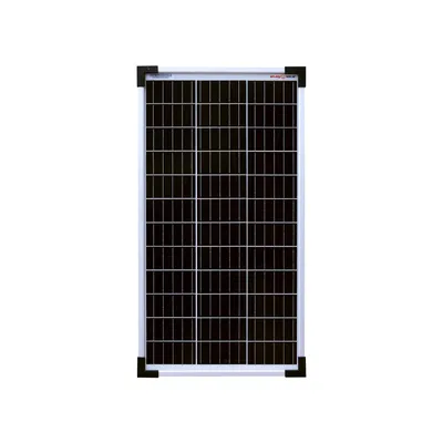 Immagine prodotto di Pannello solare enjoy solar® Modulo solare monocristallino classico 30W 12V (cornice argentata), IVA 0%