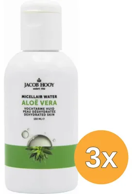 Productafbeelding van 3x Jacob Hooy Aloe Vera Micellair Water (150 ml)