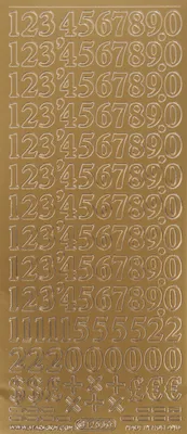 Produktbild von Konturensticker "Jubiläumszahlen", 10x23cm, 1 Bogen Meyercordt GmbH Farbe: Silber
