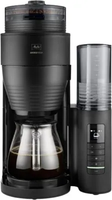 Zdjęcie produktu dla Melitta AromaFresh Glass Pro czarny ( NOWOŚĆ ) Ekspres do kawy z wbudowanym młynkiem