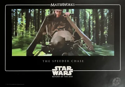 Zdjęcie produktu dla STAR WARS – Pościg na speederach – Plakat – 21x29,7 cm