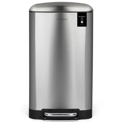 Produktbild von Les Collectors Tret-Mülleimer N°712 / Edelstahl/silber, 30 L/herausnehmbarer Inneneimer/rechteckig