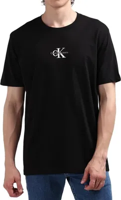 Produktbild von Herren Calvin Klein Jeans Monologo T-shirt Baumwolle klassisch M