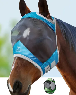 Imagen del producto de Manta protectora contra insectos, de corte anatómico, talla M (para caballos de tamaño mediano)