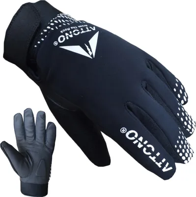 Produktbild von ATTONO Fahrradhandschuhe Winter Fahrrad Mountainbike Handschuhe mit wasserdichter Membrane