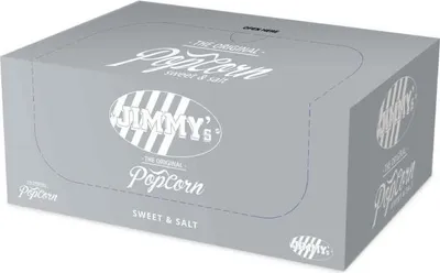 Zdjęcie produktu dla Jimmy's - Popcorn słodki i słony - 21 mini torebek