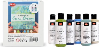 Produktbild von ViVA DECOR Acrylfarben-Set "Ocean Dreams" 6-teilig