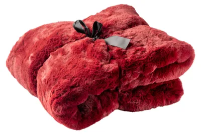 Produktbild von Dutch Decor Wohndecke Kunstfell Zinzi 140x180 cm Rot