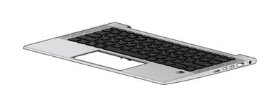 Zdjęcie produktu dla HP M36413-031, Klawiatura, British English, Klawiatura z podświetleniem, HP