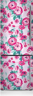 Produktbild von Kühlschrankmagne Kühlschrank Magnetfolie Dekoration 70x190 cm - Blumen