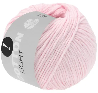 Produktbild von Lana Grossa Baumwolle LIGHT Aktion! 50 g leichte, multifile Baumwollmischung 123 m Farbe 009 - Rosé
