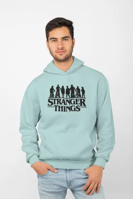 Produktbild von D&B Uni Hoodie MO00082 Stranger Things MintGrün-Größe XL