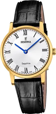 Produktbild von Festina Damen Uhr Swiss Lederarmband schwarz D2UF20017/4
