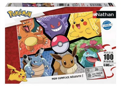 Immagine prodotto di Nathan Jeux Pokemon Pikachu rompicapo 100p