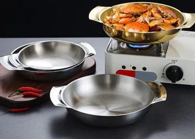 Produktbild von Mini Eisenkochtopf - Universeller Kochtopf - 16 cm - Edelstahl