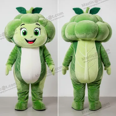 Immagine prodotto di Mascotte MASTICOT Gonfiabile a Forma di Cavolfiore Verde Vivace