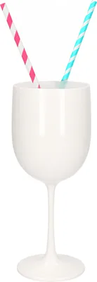 Produktbild von Weinglas - unzerbrechlich - weis - Kunststoff - 480 ml - Weinglaser