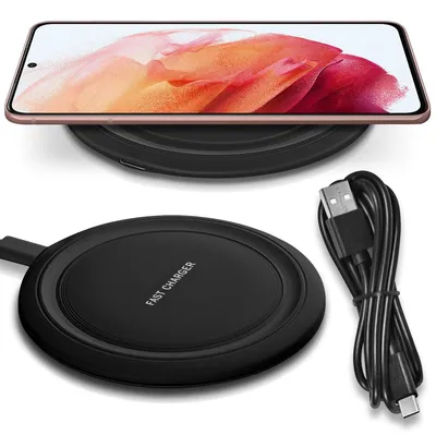 Produktbild von QI Ladestation für Samsung Galaxy S25 S24 S23 Plus Ultra Edge 15W 10W Ladegerät