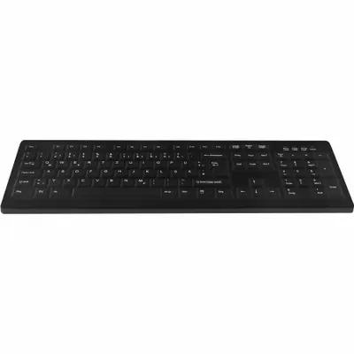Produktbild von Contour Design Active Key AK-C8100, Volle Größe (100%), Kabellos, RF Wireless, Membran Key Switch, QWERTZ, Schwarz
