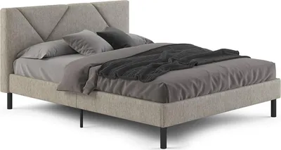 Image de Morpheus - Lit Double, Gris, Matelas 160x190 cm
