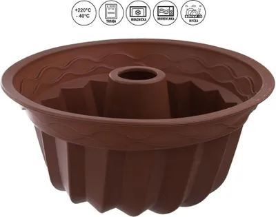 Obrázek produktu pro Forma silikonová bábovka ¤23,5cm ORION hnědá