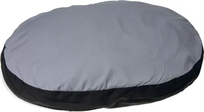 Produktbild von Karlie Doc Bed oval - Hundekissen - Textil - Grau/Schwarz - 70x56x8 cm