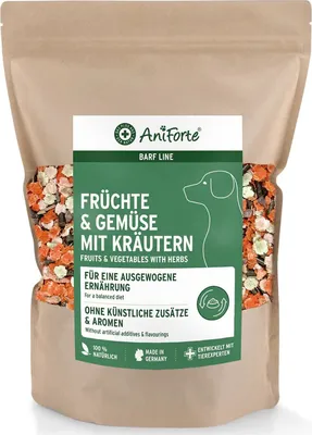 Immagine prodotto di Aniforte BARF-Line Frutta e verdura con erbe - 1 chilogrammo