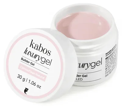 Produktbild von Kabos Luxury Builder Gel UV/LED Aufbaugel für Gelnägel 30g | Camouflage Natural