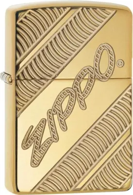 Produktbild von Feuerzeug Zippo 29625 Logo Oro Gold Metall