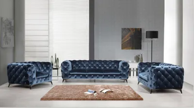 Produktbild von Design Chesterfield 3+2+1 Sofagarnitur Couch Polster Neu Luxus Sofa Couchen Neu