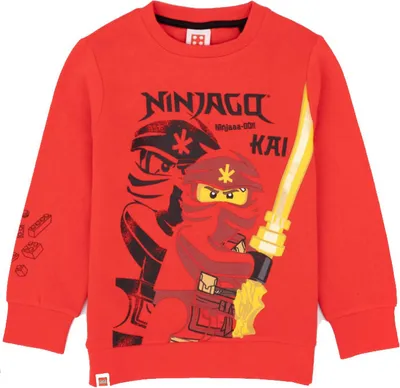Produktbild von Lego Ninjago - Pullover für Jungen NS6867 (134) (Rot/Schwarz)