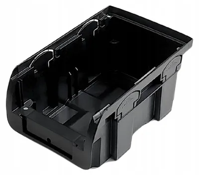 Image de Allit Boîte de rangement d'atelier noire 160mm