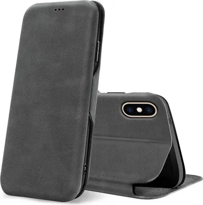 Zdjęcie produktu dla Etui z klapką dla Apple iPhone XS Max Etui Book Cover Etui na telefon komórkowy z miejscem na kartę Etui ochronne Premium