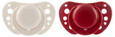 Immagine prodotto di Chicco Physioforma Air Ciuccio in silicone rosso 6-16 mesi - 2 pezzi