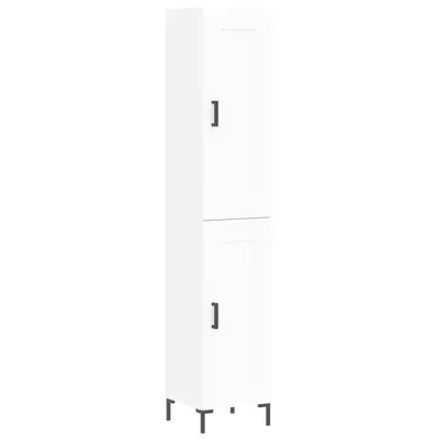 Immagine prodotto di Credenza Bianca 34,5x34x180 cm in Legno Multistrato