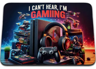 Zdjęcie produktu dla PODKŁADKA POD MYSZKĘ 24 x 20 - GAMER GAMEPAD GAMBLING GRY
