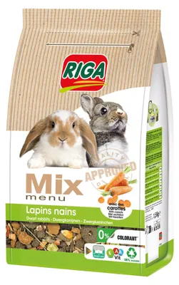 Productafbeelding van Mix dwergkonijn, 1,5 kg