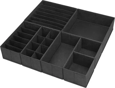 Productafbeelding van Lade-organizer set van 7 voor kledingkast - Beige