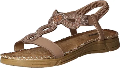 Produktbild von living UPDATED Damen-Sandalette Rosa-Beige, Farbe:rot, EU Größe:38