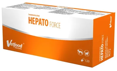 Productafbeelding van Vetfood Hepatoforce healthy liver for dogs and cats 120 capsules
