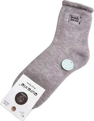 Zdjęcie produktu dla Damskie Grube Skarpety Szare 35-38