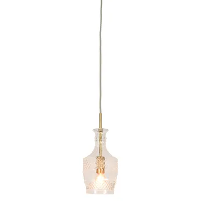 Produktbild von it's about RoMi - Hängeleuchte Brussels - Gold/Glas - Ø13cm Hängelampe - Esstischlampe - Wohnzimmerlampe - Schlafzimmerlampe - Wohnzimmer