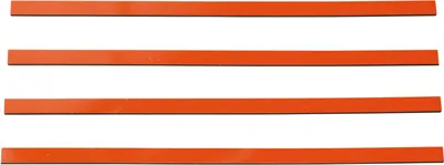Produktbild von Magnetisches Band 250x9x2mm VE=4 Stück rot