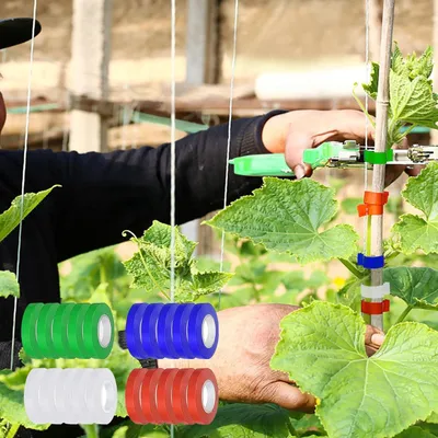 Produktbild von Pflanzenbindemaschine - Bindezange mit Heftklammern und Band - Gartenwerkzeugset für Trauben und Tomaten