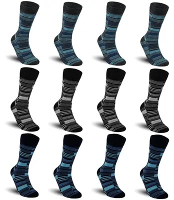 Produktbild von 6 oder 12 Paar Herren Business Socken Baumwolle Strümpfe Herrensocken | B79 - 39-42 - 6er Pack