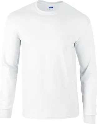 Produktbild von Gildan 2400 | Ultra Baumwolle Long Sleeve Herren T-Shirt - Farbe: White - Größe: 5XL